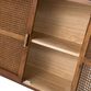 Helmer Cherry and Rattan Cane Storage Cabinet image number 5