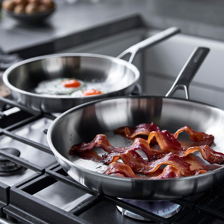 Merten & Storck Stainless Steel Frying Pans 2 Pack image number 4
