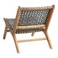 Girona Gray Strap Outdoor Accent Chair image number 2