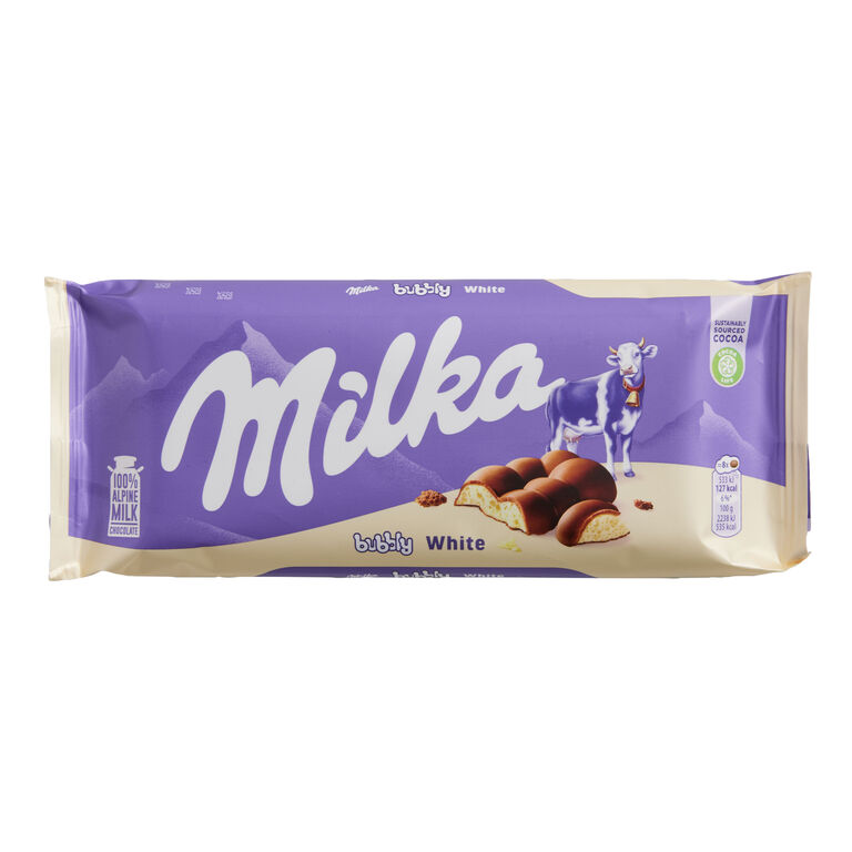 Milka Bubbly White Milk Chocolate Bar image number 1