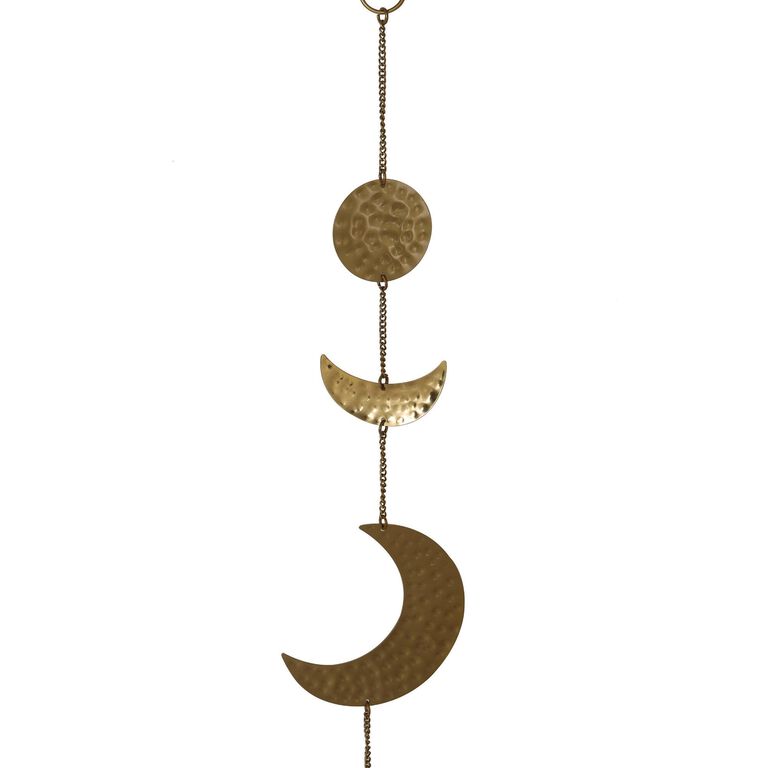 Gold Metal Moon Phases Hanging Decor image number 4
