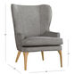 Nilan Wingback Upholstered Chair image number 6