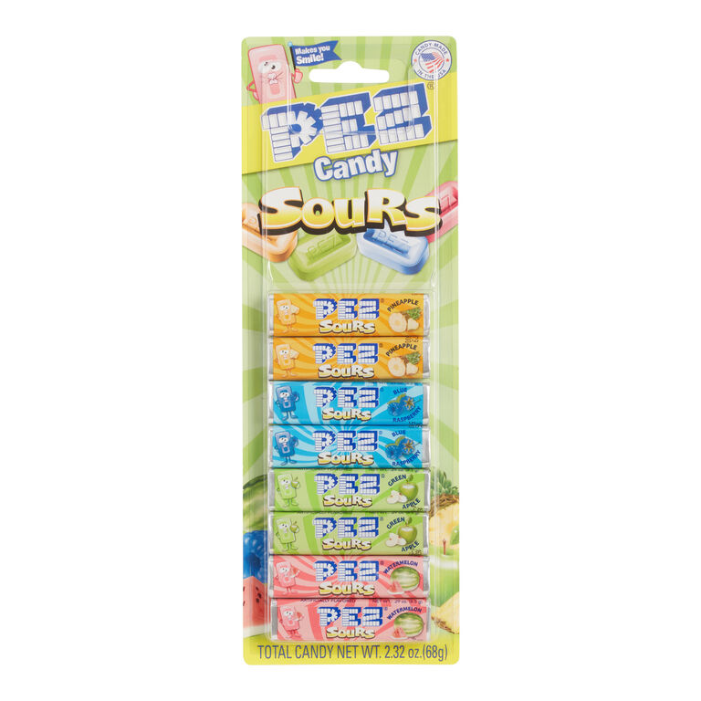 8 Pack Pez Sours Candy Refills Set Of 4 image number 1