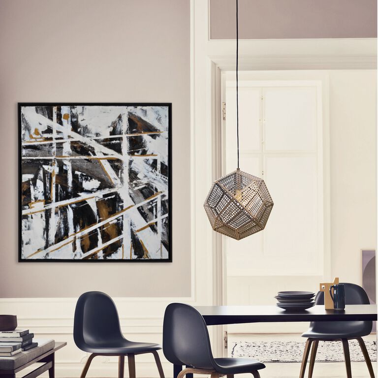 Dominic Brass Geometric Chandelier image number 2