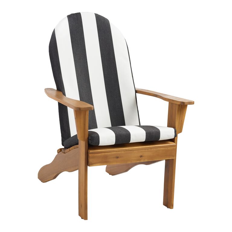 Sunbrella Cabana Stripe Adirondack Chair Cushion image number 4