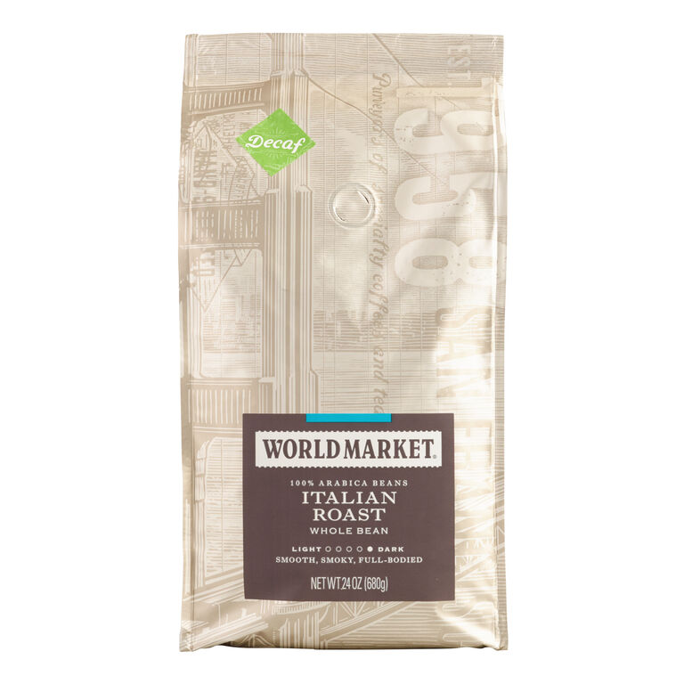 World Market® Italian Roast Decaf Whole Bean Coffee 24 Oz. image number 1