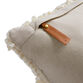 Ivory Hand Knit Popcorn Lumbar Pillow image number 2