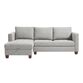 Gray Left Facing Trudeau Sectional Sofa with Storage image number 2
