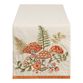 Embroidered Wildflower and Mushroom Table Runner image number 0