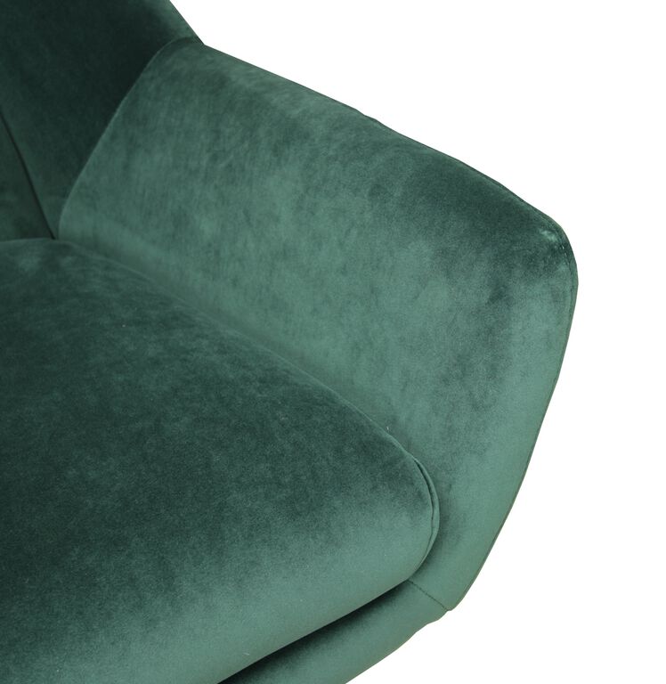 Austin Emerald Green Upholstered Chair image number 6