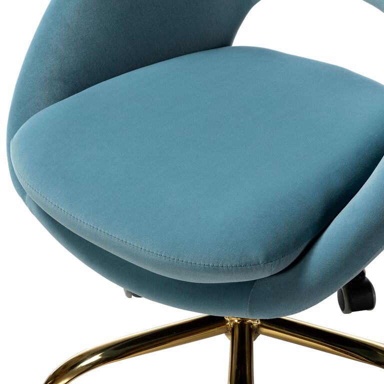 Westgate Velvet Upholstered Office Chair image number 5
