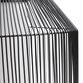 Black Metal Wire Cylinder Solar LED Floor Lantern image number 3