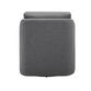 Melvin Gray Slope Arm Swivel Chair image number 4