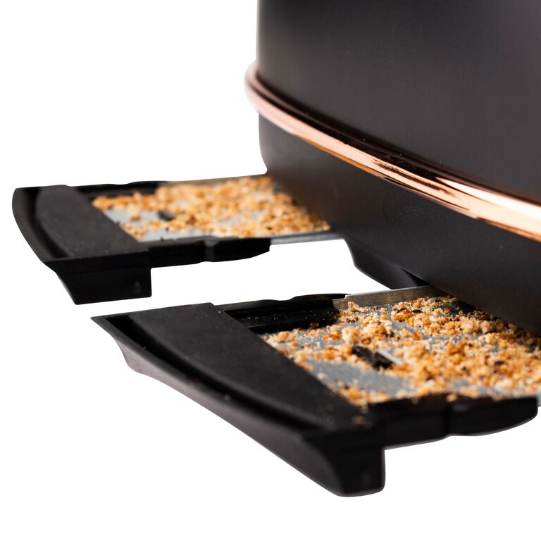 Haden Black and Copper Heritage 4 Slice Wide Slot Toaster image number 4