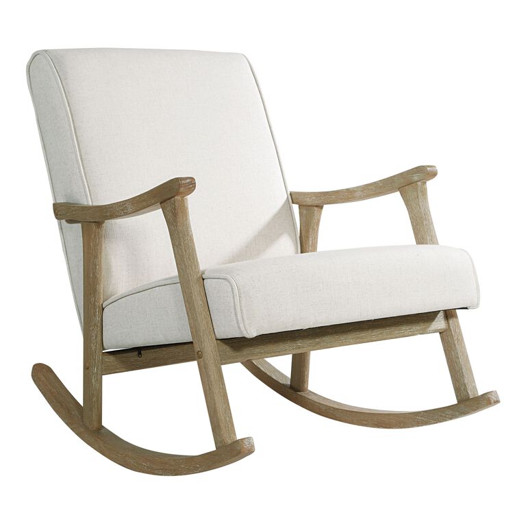 Joanna Ivory Rocking Chair image number 1