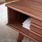 Pam Rubber Wood Mid Century Coffee Table With Storage image number 6
