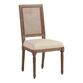 Paige Square Cane Back Upholstered Dining Chair Set Of 2 image number 0