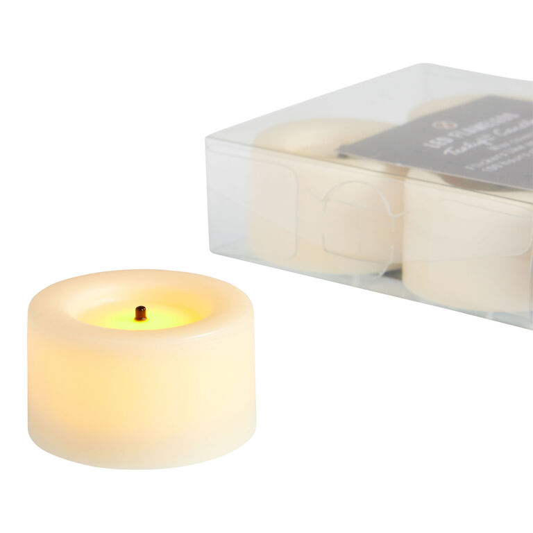 Flameless LED Tealight Candles, 4-Pack image number 1