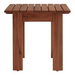 Slatted Wood Adirondack Side Table