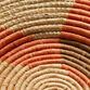 All Across Africa Orange And Tan Raffia Disc Wall Decor image number 2