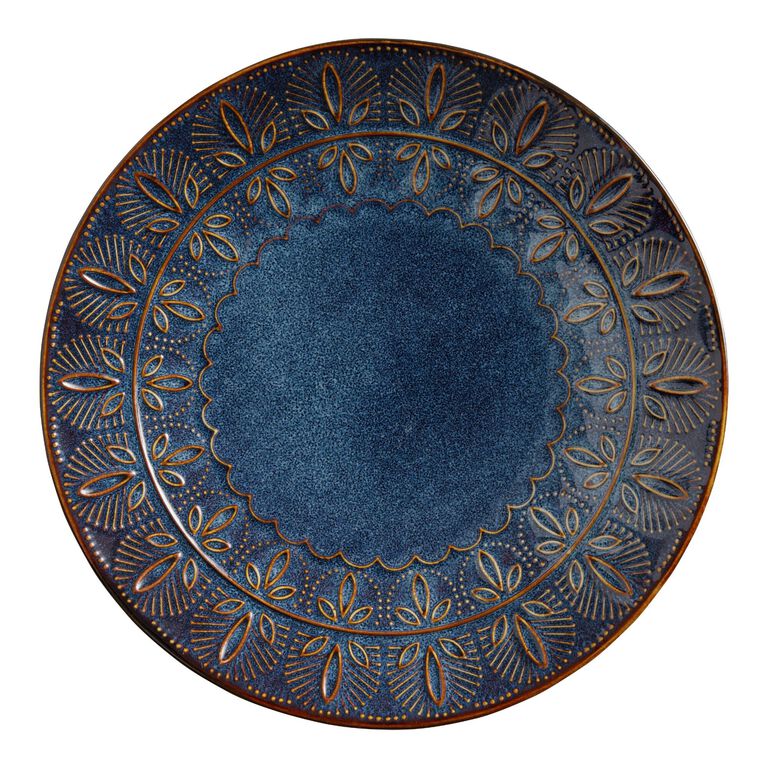 Willow Indigo Blue Embossed Dinnerware Collection image number 5