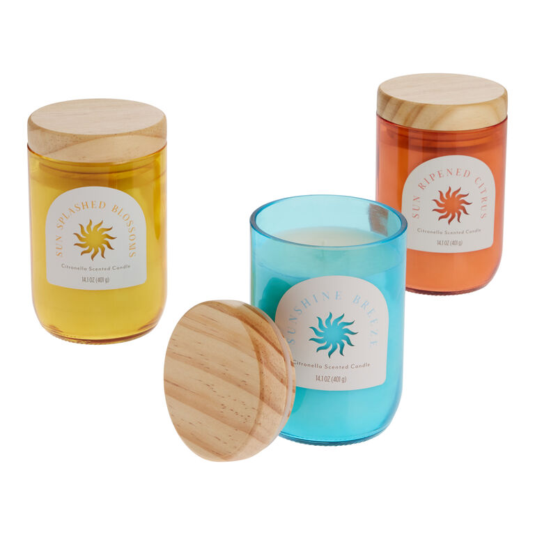 Sunshine Scented Citronella Candle image number 1