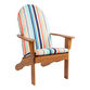 Sorrento Stripe Multicolor Adirondack Chair Cushion image number 3
