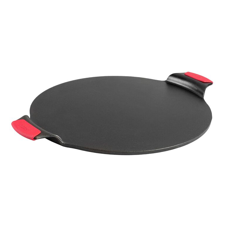 Lodge Cast Iron Pizza Pan With Silicone Grips image number 1