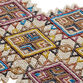 Multicolor Geometric Beaded Table Runner image number 1