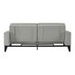 Merton Gray Tufted Convertible Sleeper Sofa with USB Ports image number 4