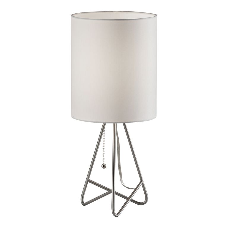 Nell Metal Abstract Tripod Table Lamp image number 1
