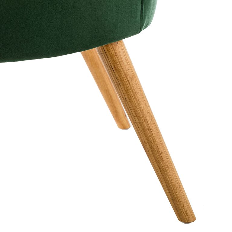 Margery Velvet Scalloped Upholstered Chair image number 6