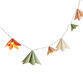 Origami Flowers LED 10 Bulb Battery Operated String Lights image number 0