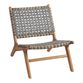 Girona Gray Strap Outdoor Accent Chair image number 0