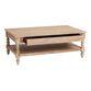 Everett Weathered Natural Wood Coffee Table image number 3