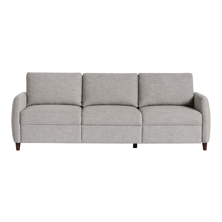 Hollis Gray Right Facing Sofa with Pullout Chaise image number 3