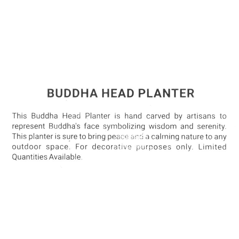 CRAFT Buddha Head Outdoor Planter image number 6