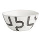 Black And White Squiggle Hand Painted Dinnerware Collection image number 1