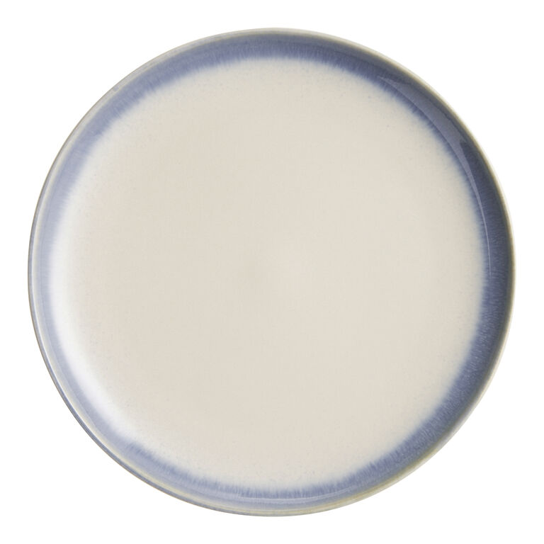 Kai Ivory And Blue Reactive Glaze Salad Plate image number 1