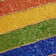 Rainbow Wavy Beaded Table Runner image number 1