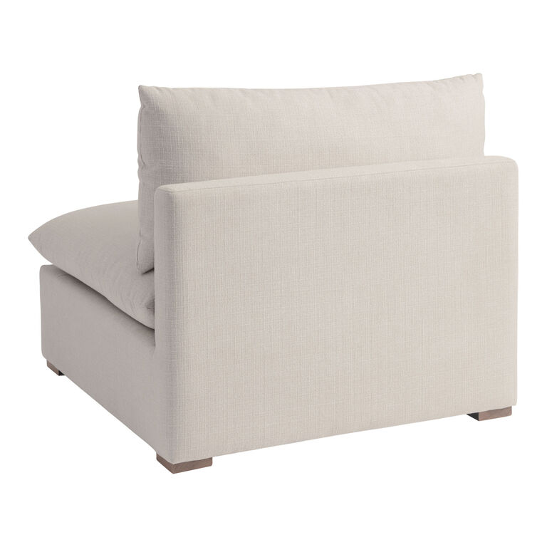 Weston Sand Pillow Top Modular Sectional Armless Chair image number 4