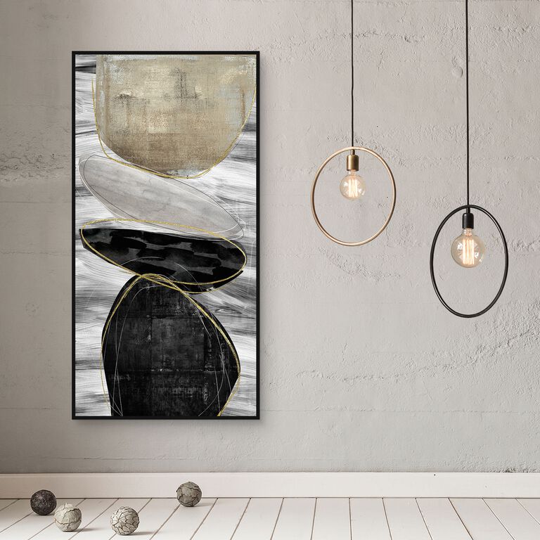 Stagger by Nikki Chu Framed Canvas Wall Art image number 2