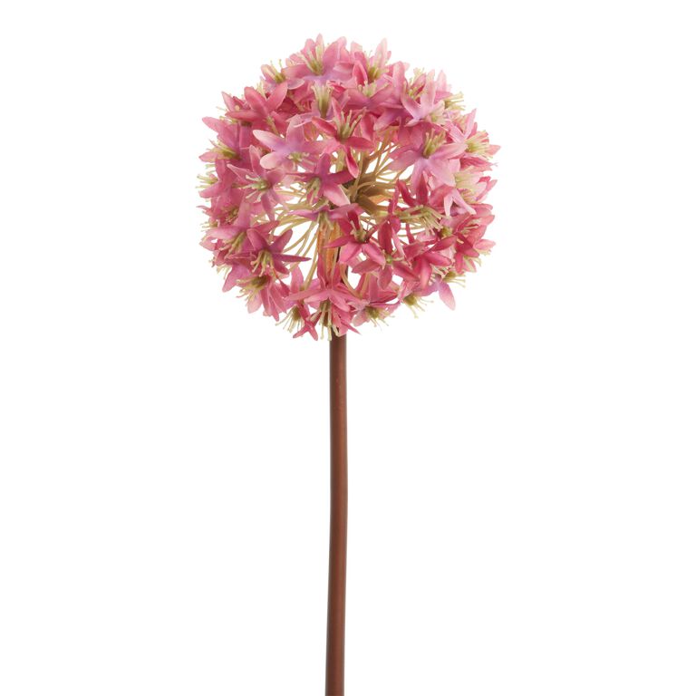 Large Faux Spring Allium Stem image number 1