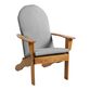 Sunbrella Slate Gray Cast Adirondack Chair Cushion image number 3