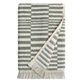 Mindee Laurel Green and Ivory Check Towel Collection image number 2