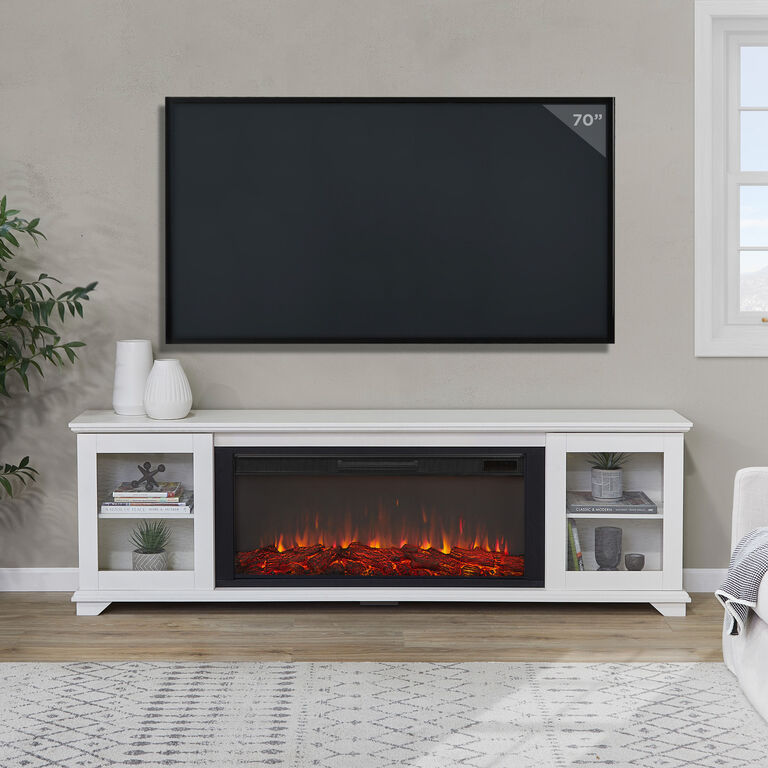 Winde Wood Electric Fireplace Media Stand image number 2