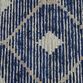 Rustica Indigo Blue and Tan Lattice Jute and Wool Area Rug image number 2