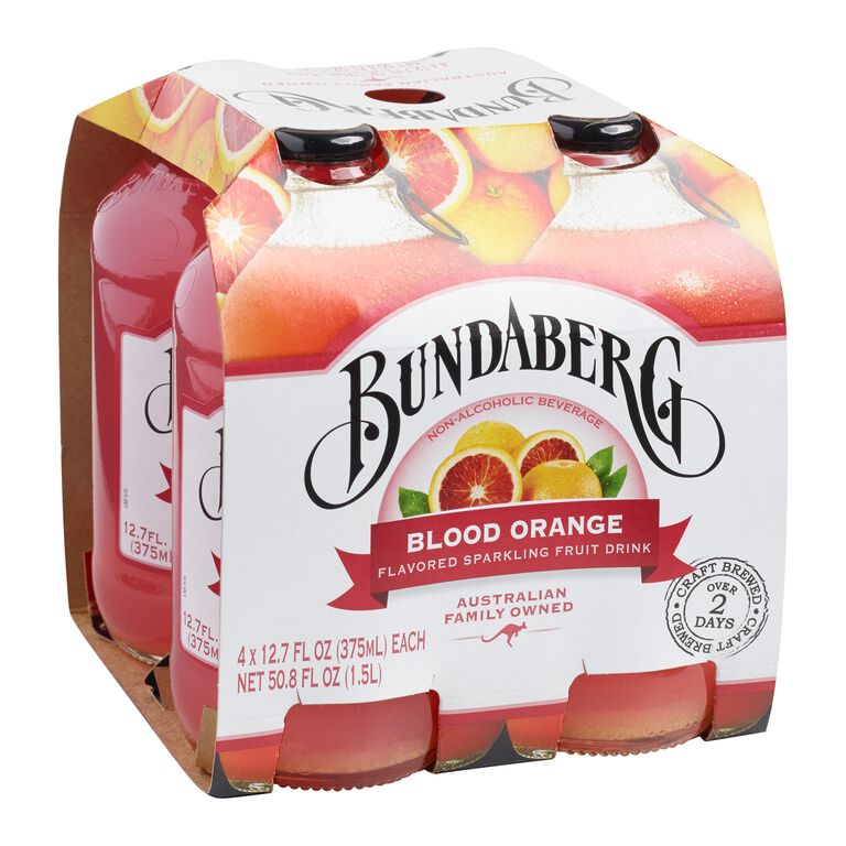 Bundaberg Blood Orange Sparkling Beverage 4 Pack image number 1