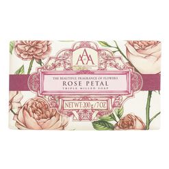 AAA Rose Petal Bar Soap Set Of 2