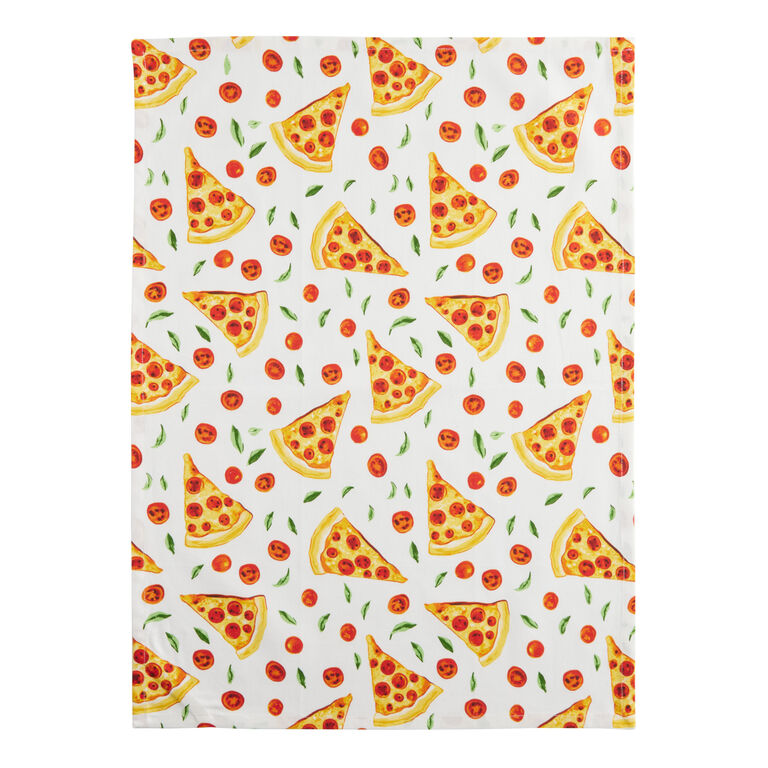 Pizza Print Kitchen Towel image number 2